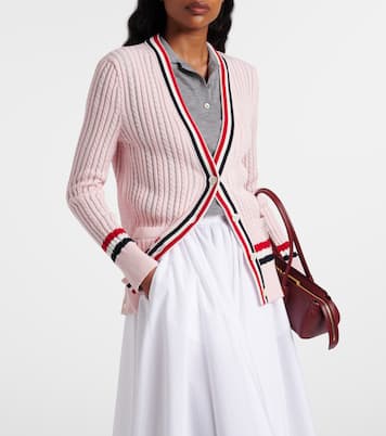 Cable-knit cotton cardigan | Thom Browne