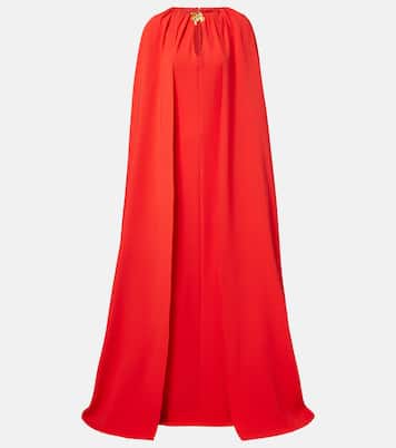 Kaftan Cyclamen aus Georgette | Oscar de la Renta