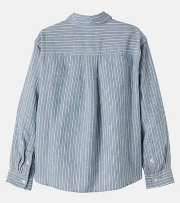 Striped linen and cotton shirt | Polo Ralph Lauren Kids