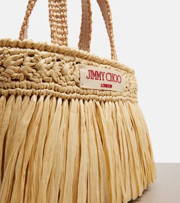Cabas Beach Mini en raphia | Jimmy Choo