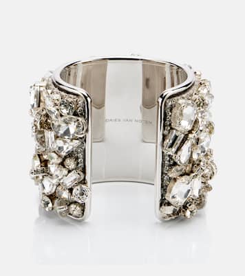 Crystal-embellished cuff bracelet | Dries Van Noten