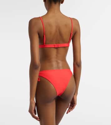 Haut de bikini Flower à appliqués floraux | Coperni