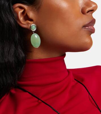 Ruthie embellished drop earrings | Jennifer Behr