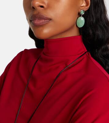 Ruthie embellished drop earrings | Jennifer Behr