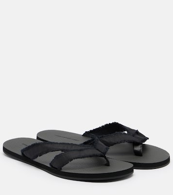 Freya satin thong sandals | Christopher Esber