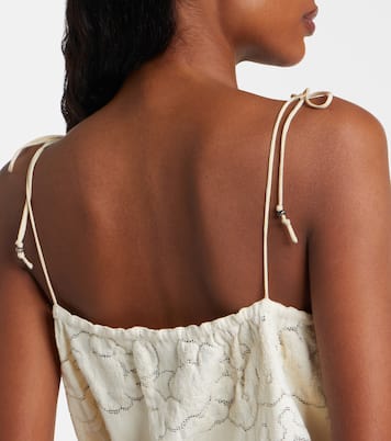 Souane embroidered cotton-blend midi dress | Isabel Marant