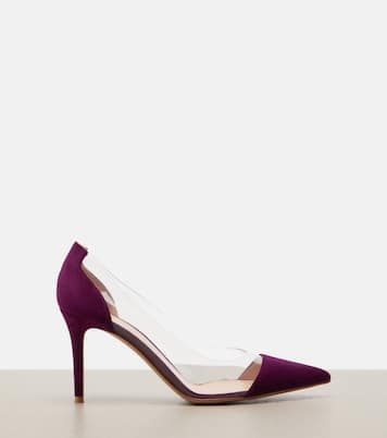Plexi绒面革与TPU材质高跟鞋 | Gianvito Rossi