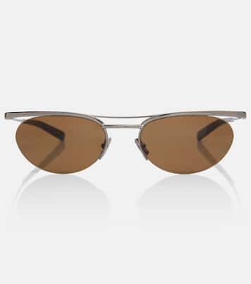 Gafas de sol ovaladas SL Logo | Saint Laurent