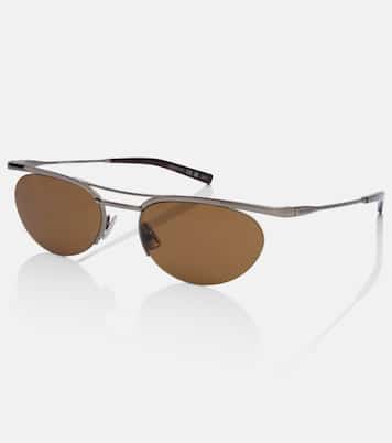 Gafas de sol ovaladas SL Logo | Saint Laurent