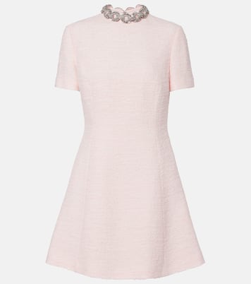 Embellished tweed minidress | Valentino