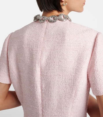 Embellished tweed minidress | Valentino