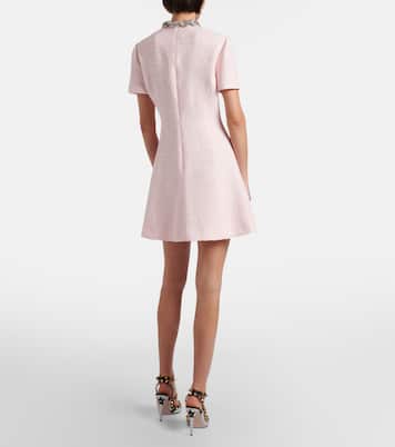 Embellished tweed minidress | Valentino