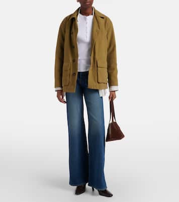 Jordan ribbed-knit cotton Henley shirt | Nili Lotan