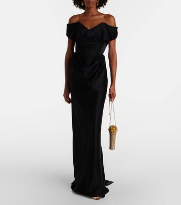 Microphone Small crystal-embellished clutch | Judith Leiber Couture