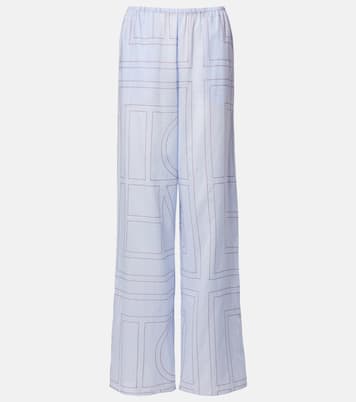 Pantalon de pyjama en coton mélangé | Toteme