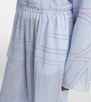 Pantalon de pyjama en coton mélangé | Toteme