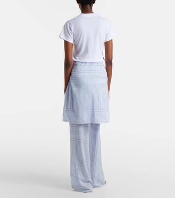 Pantalon de pyjama en coton mélangé | Toteme