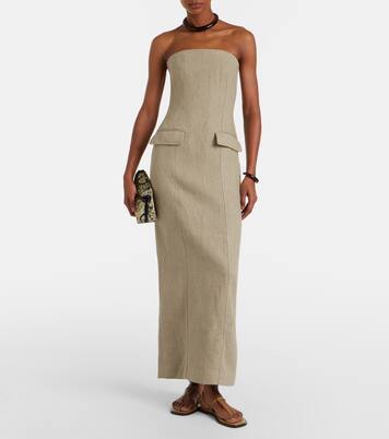Linen maxi dress | Toteme