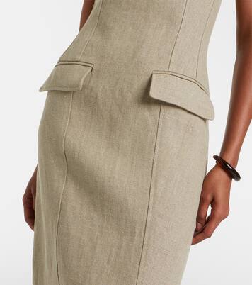 Linen maxi dress | Toteme