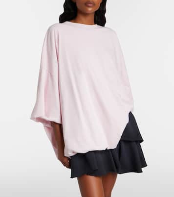 Oversized cotton-blend jersey T-shirt | Acne Studios