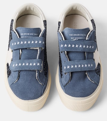 May glitter suede sneakers | Golden Goose Kids