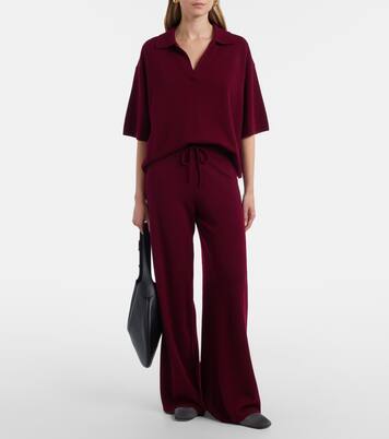 Sofi cashmere wide-leg pants | Lisa Yang
