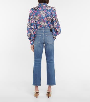 High-Rise Straight Jeans Boyfriend Wide | AG Jeans