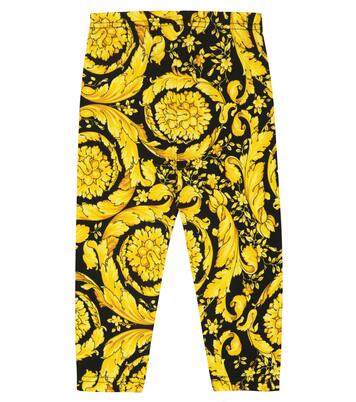 Baby Barocco printed leggings | Versace Kids