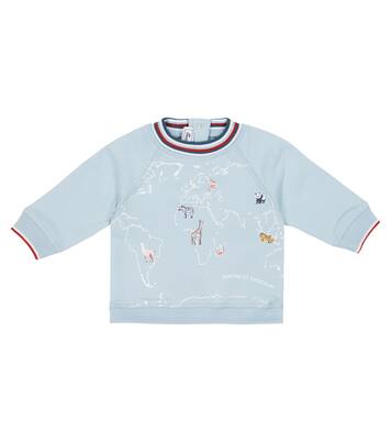 Baby embroidered cotton sweatshirt | Tartine et Chocolat