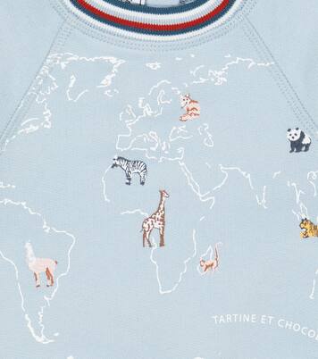 Baby embroidered cotton sweatshirt | Tartine et Chocolat