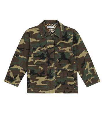 Camouflage cotton jacket | Dolce&Gabbana Kids