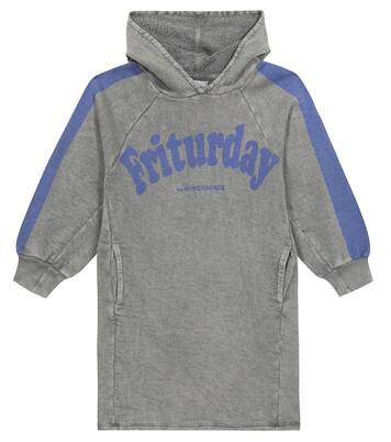 Printed jersey hoodie dress | Bobo Choses