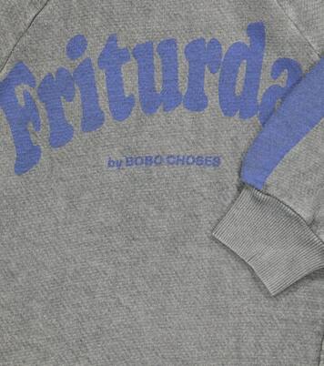 Printed jersey hoodie dress | Bobo Choses