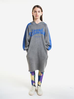 Printed jersey hoodie dress | Bobo Choses