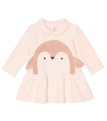 Baby cotton-blend dress | Il Gufo