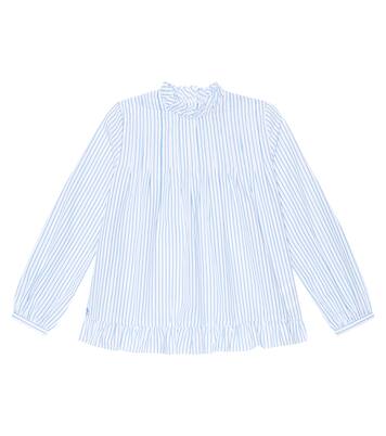 Striped cotton poplin blouse | Polo Ralph Lauren Kids