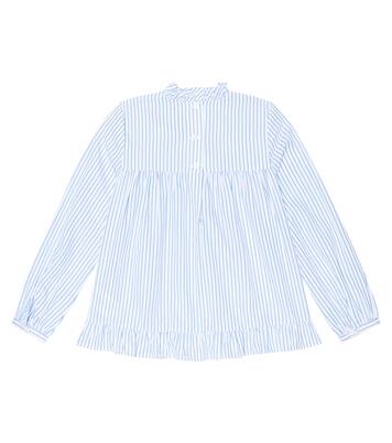 Striped cotton poplin blouse | Polo Ralph Lauren Kids