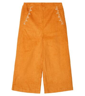 Bestickte Hose Flor aus Baumwolle | Louise Misha