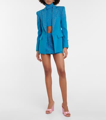 Verzierter Blazer Addison aus Crêpe | Alex Perry