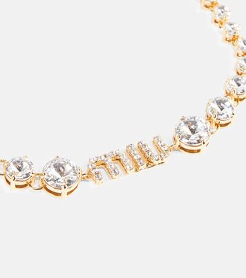 Choker mit Kristallen | Miu Miu