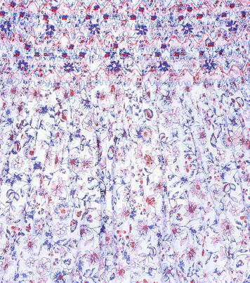 Amelie embroidered floral cotton dress | Poupette St Barth Kids