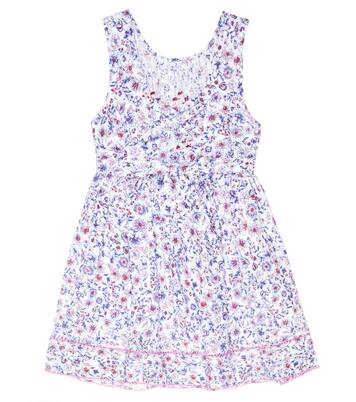 Amelie embroidered floral cotton dress | Poupette St Barth Kids