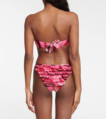 Culotte de bikini Marmo imprimée à taille mi-haute | Pucci