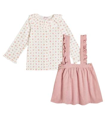 Agata cotton-blend shirt and skirt | La Coqueta