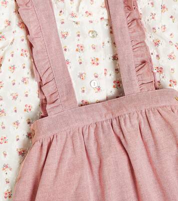 Agata cotton-blend shirt and skirt | La Coqueta