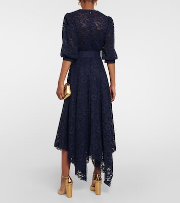 Midikleid aus Spitze | Costarellos