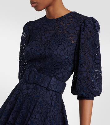 Midikleid aus Spitze | Costarellos