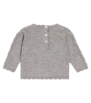 Baby embroidered wool-blend sweater | Tartine et Chocolat
