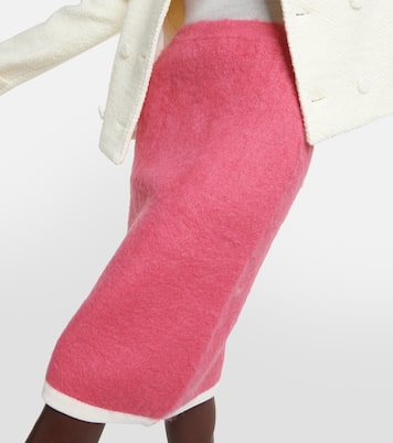 Midirock aus Wolle und Kaschmir | Xu Zhi