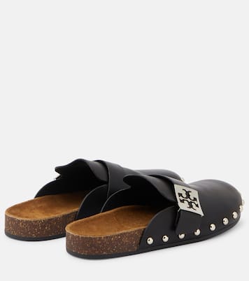 Mellow studded leather slippers | Tory Burch